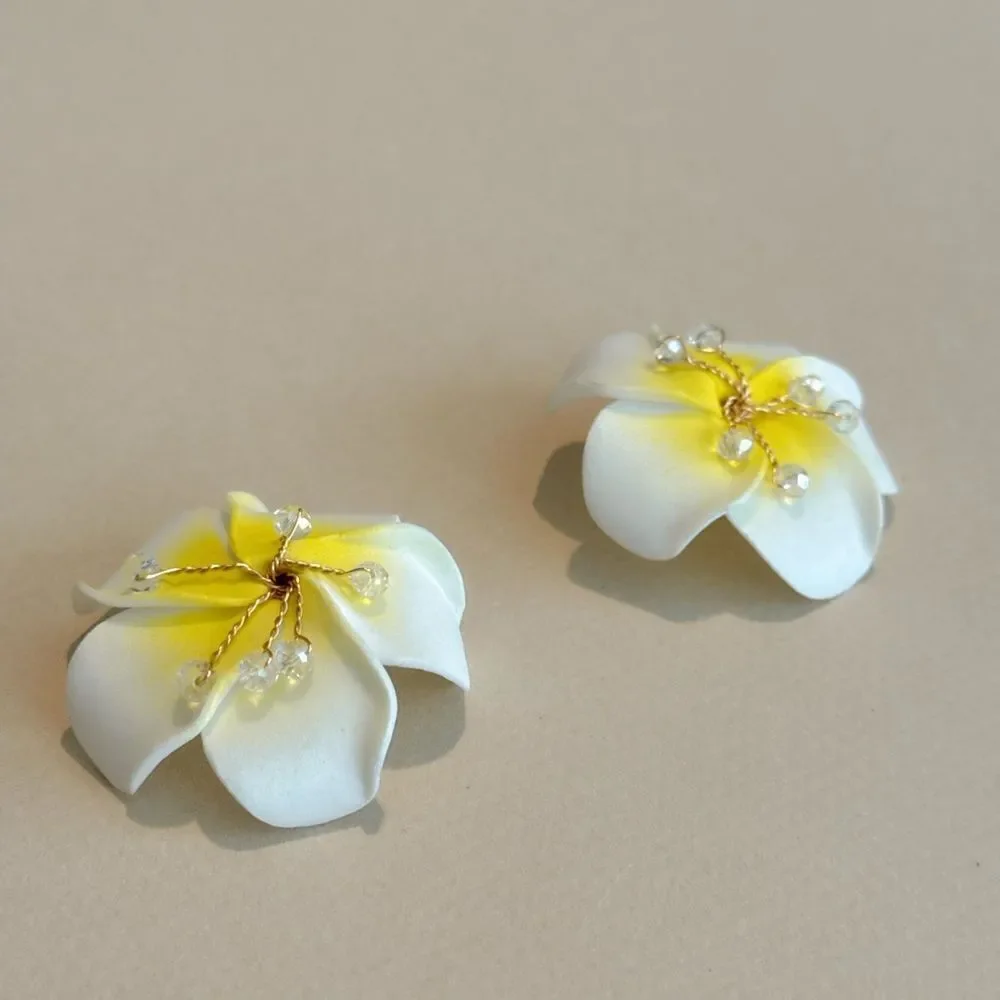 Boho flower earrings N1326